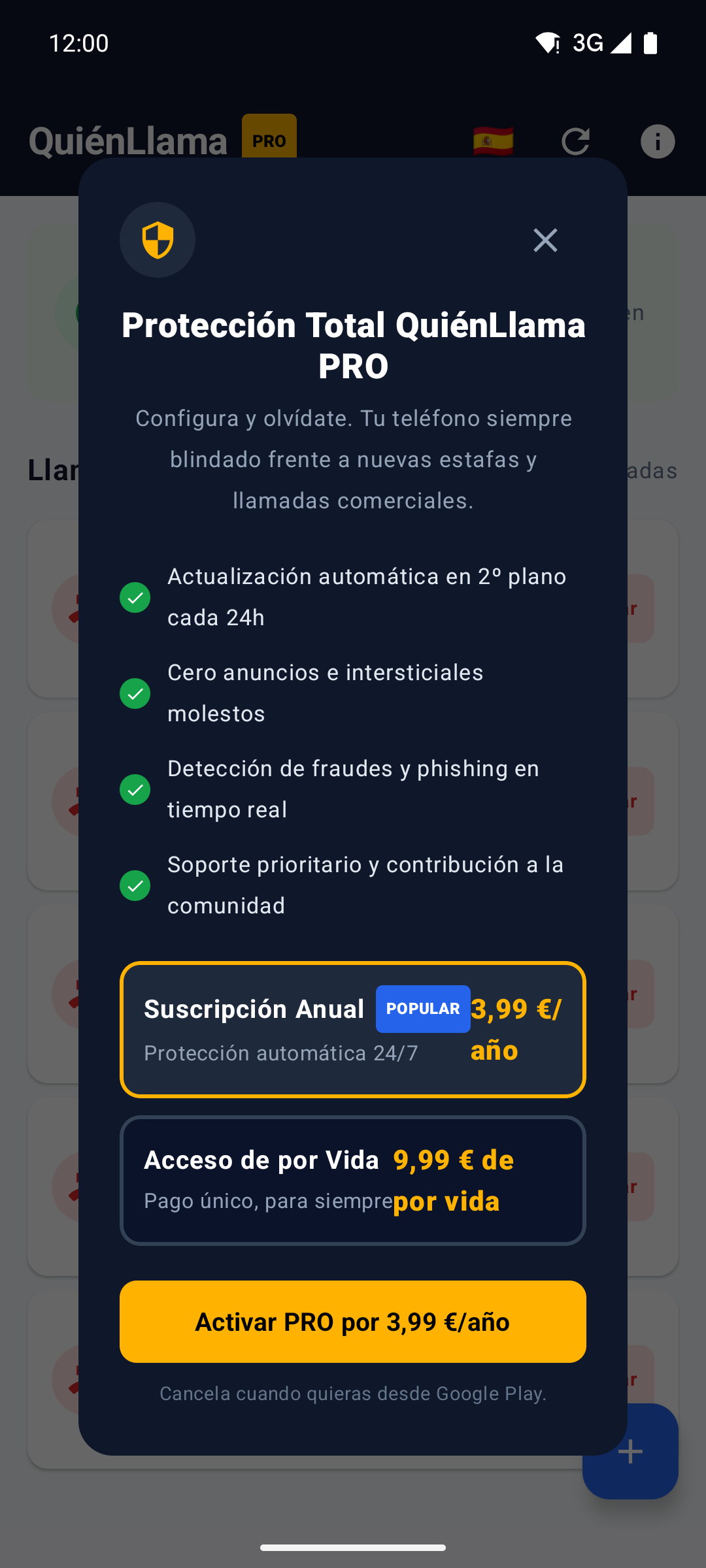 Protección antispam total